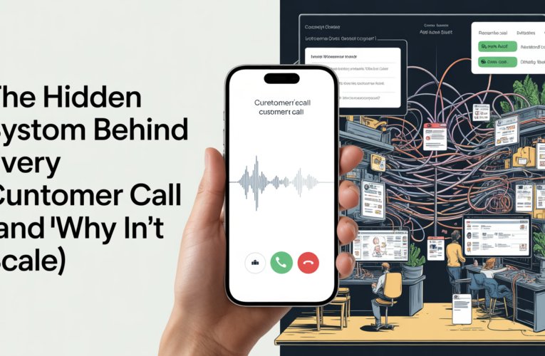 The Hidden System Behind Every Customer Call (And Why It Doesn’t Scale)