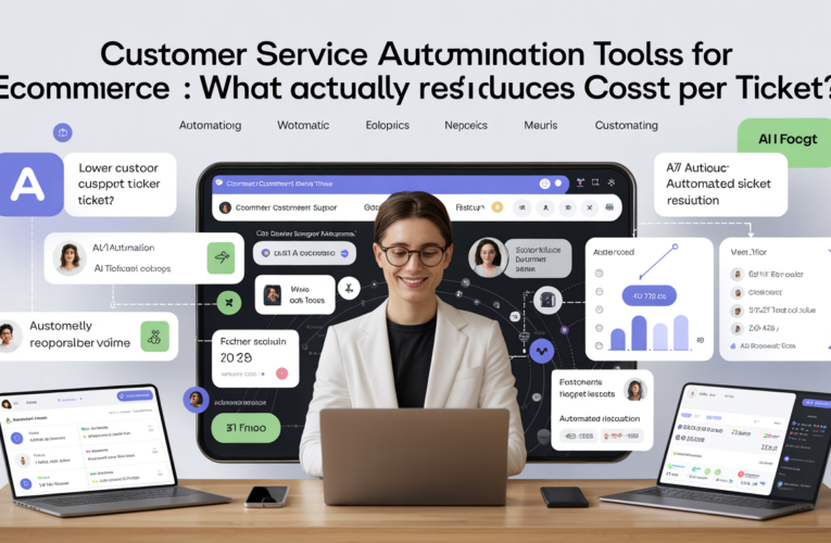 Customer Service Automation Tools for Ecommerce: What Actually Reduces Cost per Ticket?