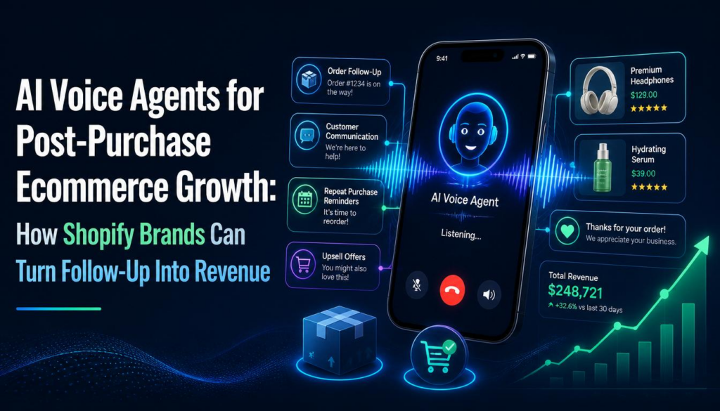 AI Voice Agents for Post Purchase Ecommerce Growth