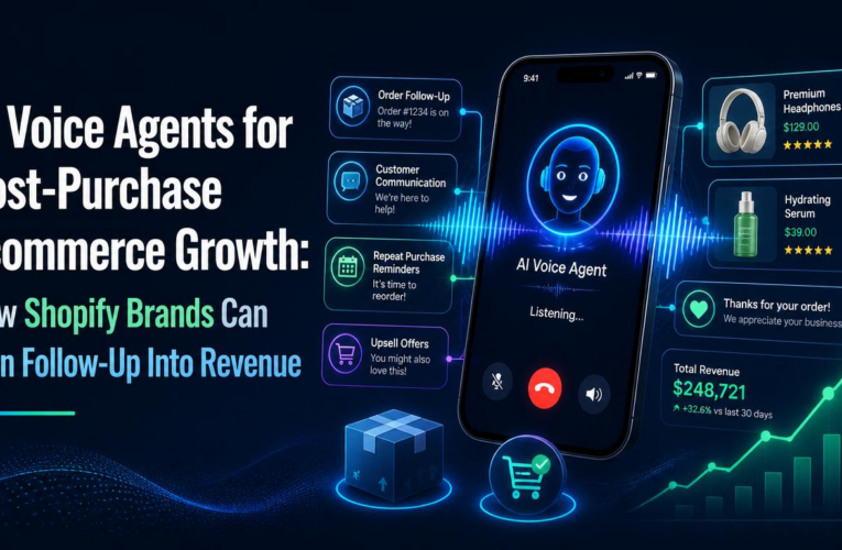 AI Voice Agents for Post Purchase Ecommerce Growth: A Shopify Brand Guide