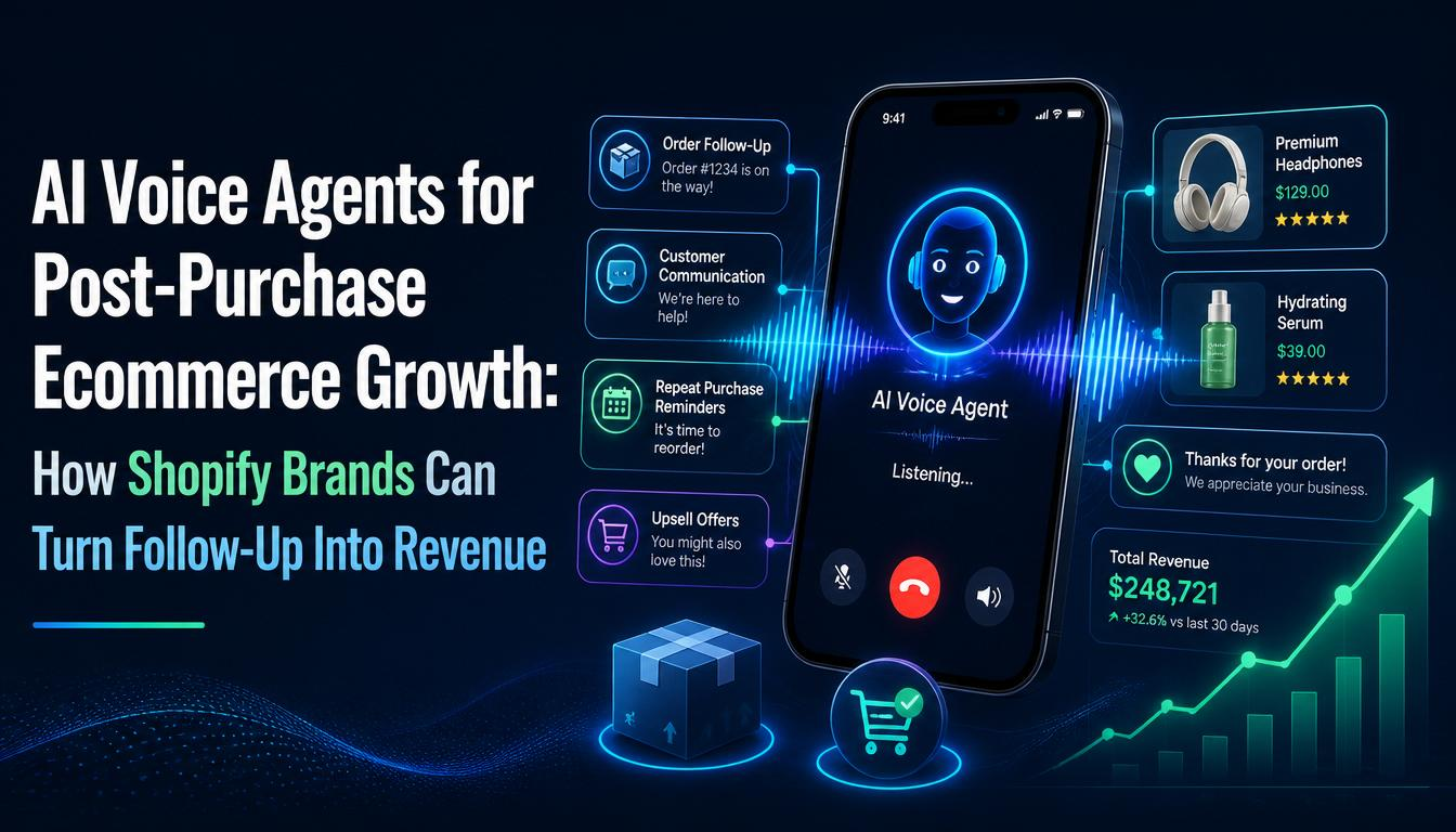 AI Voice Agents for Post Purchase Ecommerce Growth